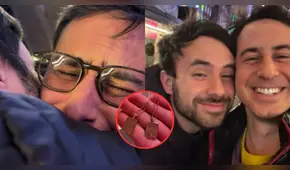 Bruno Ascenzo y su novio Adrián Bello anuncian su compromiso con romántico video: "El 2025 vino con sorpresa"