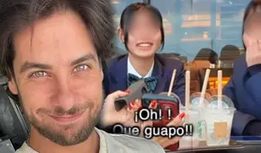Japonesas sorprenden con su reacción al ser consultadas por la belleza de Andrés Wiese: "¡Qué guapo!"