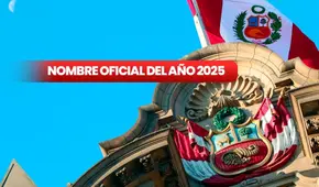 ¿Cuál es el nombre del año 2025 en el Perú?