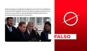 Joe Biden no aconsejó a Edmundo González que acepte su derrota contra el dictador Nicolás Maduro