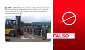 Video no muestra la reapertura del Puente Internacional Simón Bolívar por desacato militar en Venezuela