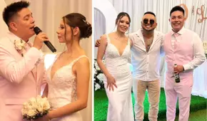 Leonard León se casa con Olenka Cuba tras 9 años juntos: la pareja se comprometió hace apenas 1 semana