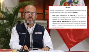 Víctor Zamora: PJ aprobó inicio de investigación preparatoria contra exministro de Salud por su gestión durante la pandemia