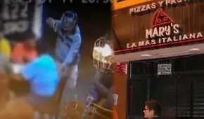 Delincuentes armados asaltan a todos los comensales de una pizzería en Santa Anita: atraco duró 30 segundos