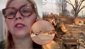 Peruana en EE.UU. perdió su casa y negocio por el incendio de California: "Es una pesadilla para mí"