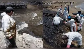 Dos playas de Ancón tienen alto nivel de petróleo tras derrame de Repsol
