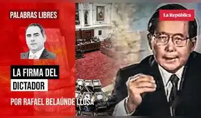 La firma del Dictador, por Rafael Belaúnde Llosa La firma del Dictador, por Rafael Belaúnde Llosa