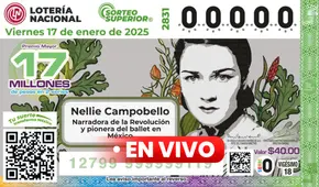 Resultados Sorteo Superior EN VIVO HOY 17 de enero: mira aquí cómo jugó el número ganador de la Lotería Nacional de México