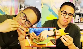 Peruano prueba comida mexicana por primera vez y compara el taco con clásico embutido de Perú: "Parece salchicha huachana”