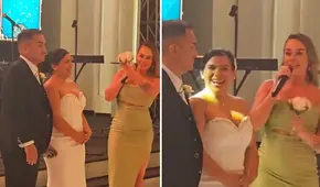 ¿Amiga o 'hater'? Jossmery Toledo es viral tras dedicar palabras a novia en matrimonio