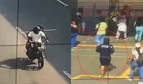 Cámara capta instante en que sicario baleó a hombre en estación La Cultura de la Línea 1: usó chaleco del Minsa