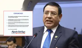 Alejandro Soto amenaza a periodista que lo vinculó con la presunta red de prostitución en el Congreso