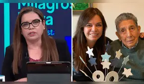 Milagros Leiva regresa a su programa y le dedica conmovedor mensaje a su padre: "El dolor en el alma es tan fuerte" Milagros Leiva regresa a su programa y le dedica conmovedor mensaje a su padre: "El dolor en el alma es tan fuerte"