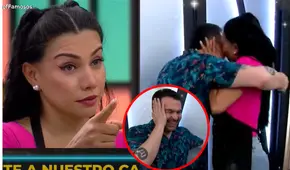 Diana Sánchez "roba" beso EN VIVO a Giacomo Bocchio tras emotiva eliminación de 'El gran chef: famosos'