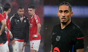 Policía salvó a Raphinha tras trifulca con jugadores del Benfica: estrella del Barcelona admitió insultos a rivales