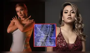 Exbailarina de Amy Gutiérrez lanza fuerte acusación en sus redes sociales: "Mientras te metías con mi novio, me botaste de la orquesta"