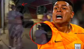 Ángelo Campos, futbolista de Alianza Lima, es ampayado en cariñosas actitudes con misteriosa mujer que no es su pareja