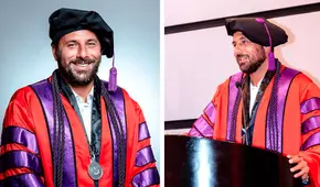 Claudio Pizarro fue reconocido por la UPC como Profesor Honorario por su "notable trayectoria en el fútbol"