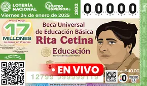 Resultados Sorteo Superior 2832 EN VIVO hoy, 24 de enero 2025: qué número cayó el premio mayor y PDF Lotería Nacional de México
