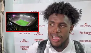 Jugador de Panamá cautivado por el lleno del Monumental en la Noche Crema de Universitario: "Te eriza la piel"