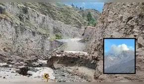 Volcán Ubinas: Alerta en Moquegua por flujo de lodo volcánico que discurre hacia poblados