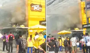 Incendio en Independencia: tiendas de Multicenter resultan afectadas por siniestro