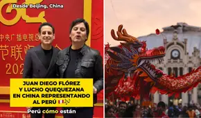 Año Nuevo Chino 2025: Juan Diego Flórez y Lucho Quequezana juntos en la Gala de la Fiesta de la Primavera