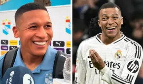 Fernando Pacheco contó cómo se siente cuando lo comparan con Kylian Mbappé: "Hay que creérsela" Fernando Pacheco contó cómo se siente cuando lo comparan con Kylian Mbappé: "Hay que creérsela"
