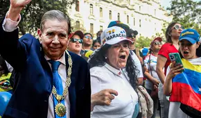 Edmundo González a venezolanos en Plaza San Martín: "Nuestra misión es clara: recuperar la democracia"