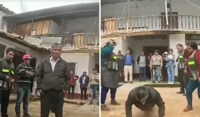 Regidor de distrito en Cajamarca es azotado por ronderos tras obras inconclusas: "Acá lo vamos a disciplinar"