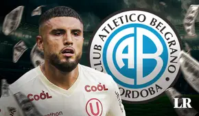Belgrano y el millonario monto que deberá pagar a Universitario por fichar a Rodrigo Ureña