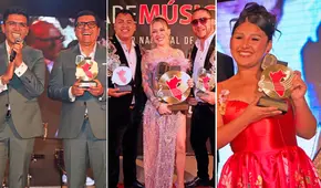Grupo 5, Daniela Darcourt, Corazón Serrano, Leslie Shaw, Deyvis Orosco y más artistas triunfan en los Premios Cape Música 2025