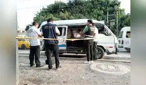 Balean combi de transporte con chofer abordo en el Callao:  es su segundo atentado por extorsión en solo 3 días