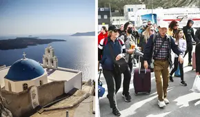 Más de 200 sismos en un día afectan isla griega de Santorini: residentes y turistas huyen ante temor