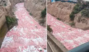 Extraño fenómeno cambia de color el Río Rímac: Sedapal se pronuncia sobre este inusual tono rojo del agua