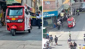 Balacera en Breña: mototaxista es asesinado frente al Metro de Alfonso Ugarte y pasajero resulta herido