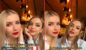 Extranjeras revelan las desventajas de salir con peruanos y generan sorpresa: “En la primera cita hablan de comida”