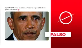 Donald Trump no revocó la autorización de seguridad de Barack Obama: se trata de una sátira