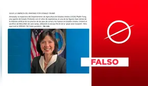 Donald Trump no ordenó el arresto de la inspectora general de la USDA por sacrificar aves