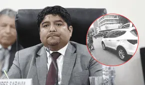 Jorge Torres Saravia: difunden fotos de su auto cerca de presunto Airbnb usado para reuniones privadas del Congreso