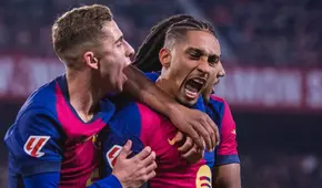¡Se acerca a la punta! Barcelona derrota 4 a 1 a Sevilla con un jugador menos y le pisa los talones al Real Madrid
