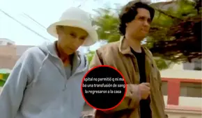 Vasco Madueño denuncia que hospital le negó una transfusión de sangre a su madre con cáncer: “La regresaron a casa”