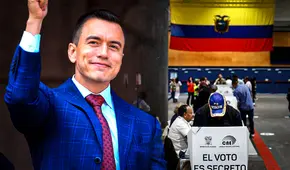 Daniel Noboa vence con ligera ventaja y avanza a segunda vuelta en Ecuador: "Gracias por la esperanza"