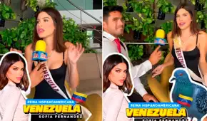 Candidata venezolana del Reina Hispanoamericana 2025 genera polémica al decir que los peruanos consumen paloma: “Allá comen eso”