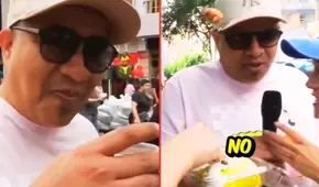 Daniel Marquina se niega a probar comida callejera en Gamarra y es criticado en redes: "Pensé que tenía más barrio"