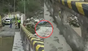 Autoridades cierran el puente Caracol en Chosica: estructura presenta rajaduras visibles tras creciente del río