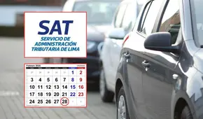 SAT anuncia que propietarios de este tipo de vehículos en Lima tienen hasta el 28 de febrero para cancelar impuesto vehicular obligatorio