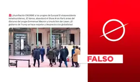 El vicepresidente de Estados Unidos no abandonó el Show AI en París por desprecio a Emmanuel Macron