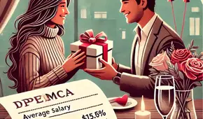 Peruanos gastarán hasta 15% del salario promedio por San Valentin