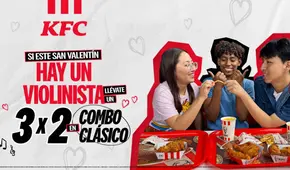 KFC tiene el plan perfecto para San Valentín: compra para dos y el violinista come gratis